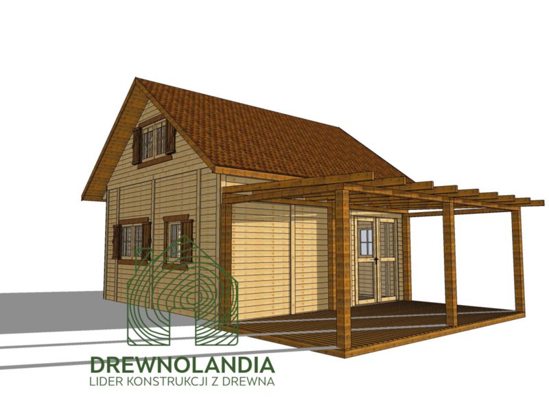 Domek z drewna do 35 m2