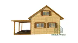 Domek letniskowy z pergola