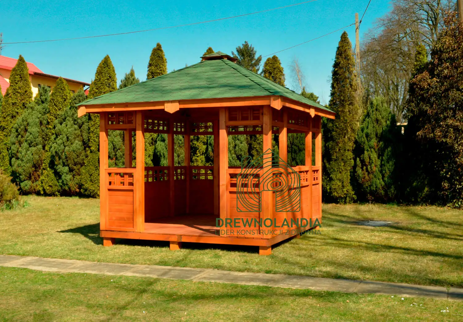 Altanka imprezowa z drewna