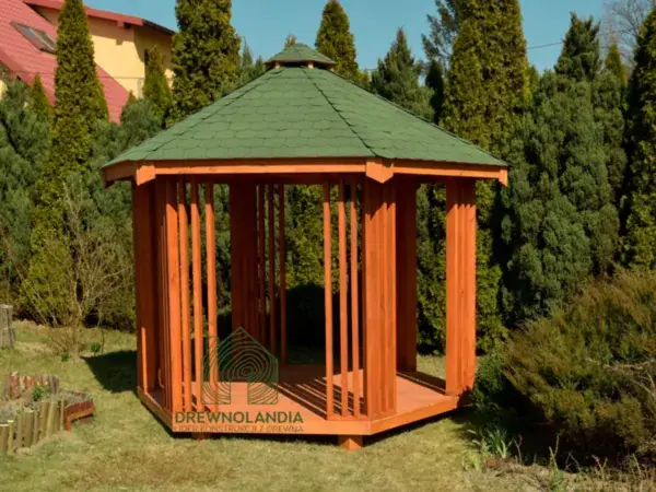 Altana szesciokatna ogrodowa