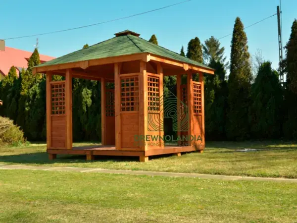 Altana drewniana malowania impregnowana