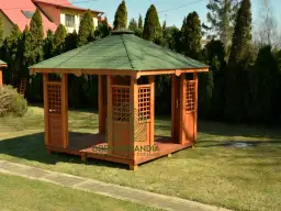 Altanka z drewna impregnowana