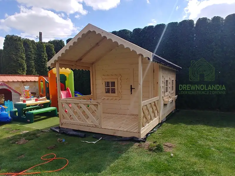 Drewniany Domek Dla Dzieci Kitty III - 2,8x2m