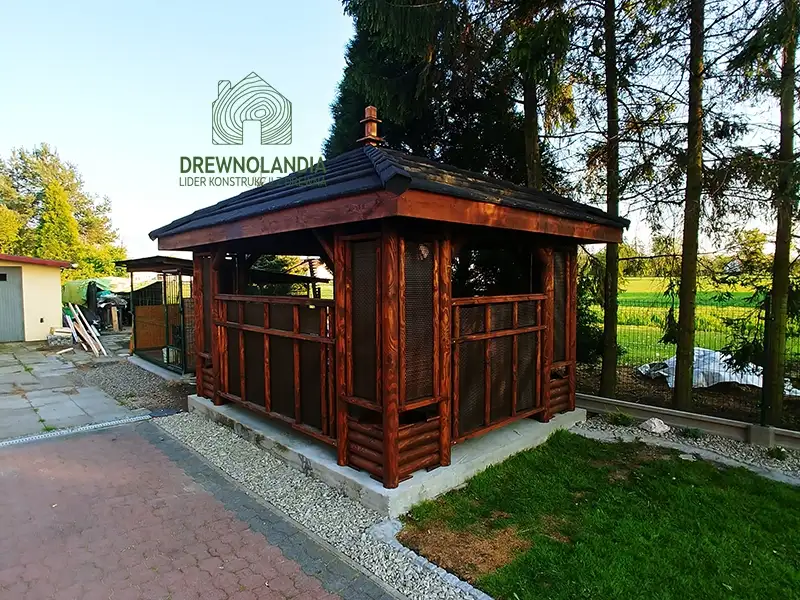 Altany z drewna szkieletowe kanadyjskie