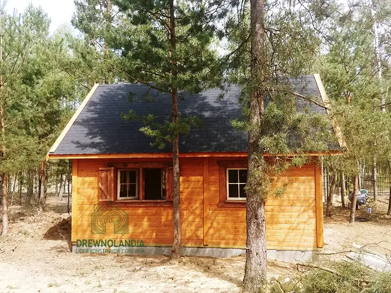 Domek drewniany Wiktor III - 5x6m 