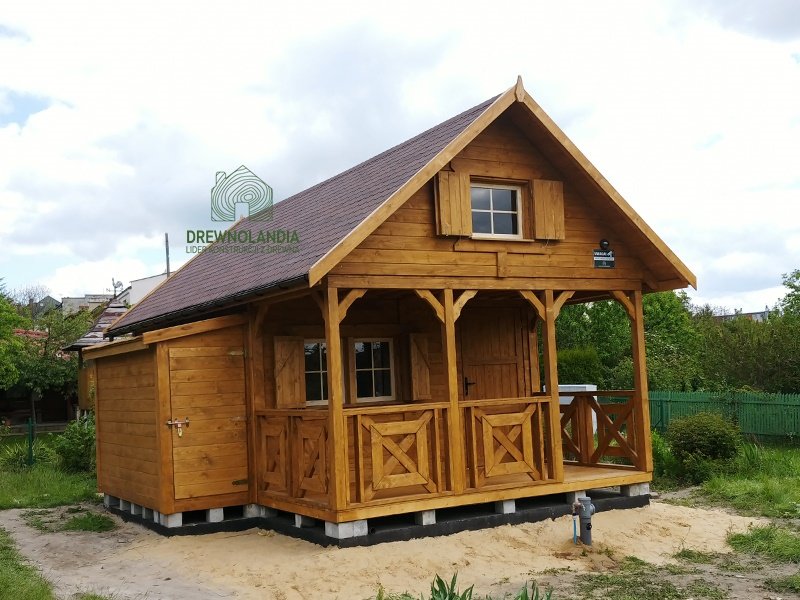 Ekologiczny domek drewniany wypoczynkowy