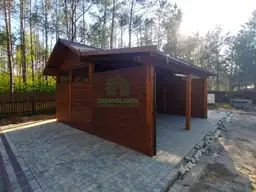 Swierkowe wiaty parkingowe