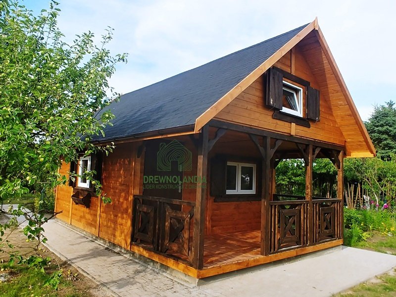 Domek z drewna na zgloszenie do 35 m2