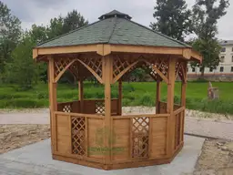 Kompleksowa budowa altany drewnianej