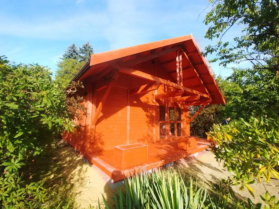 Drewniany domek rekreacyjny całoroczny CRA7 - 35 m²