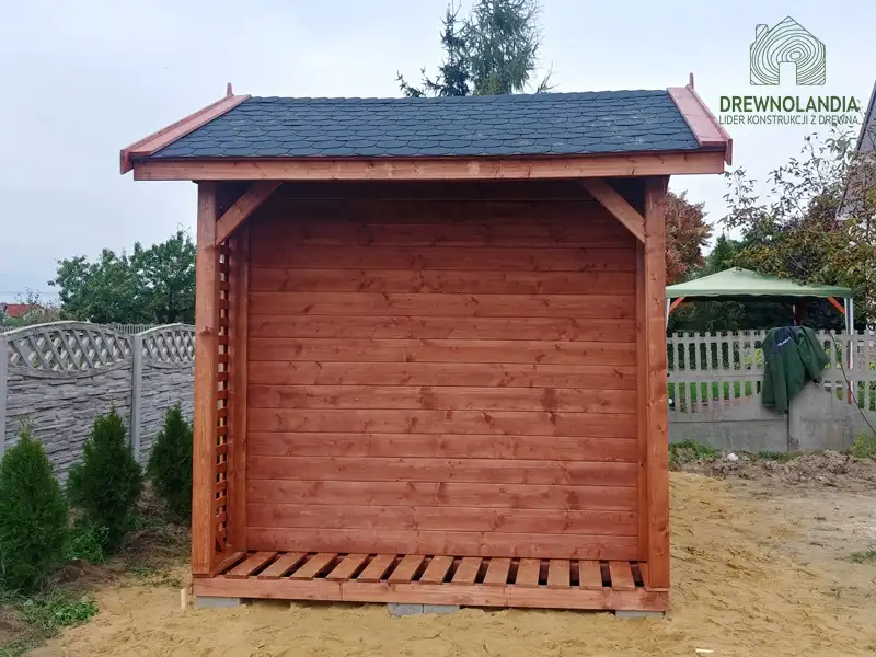 Domek gospodarczy z drewna Bonifacy - 3x2,5m 