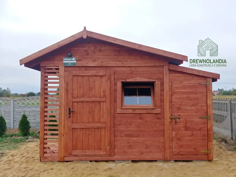 Domek gospodarczy z drewna Bonifacy - 3x2,5m 