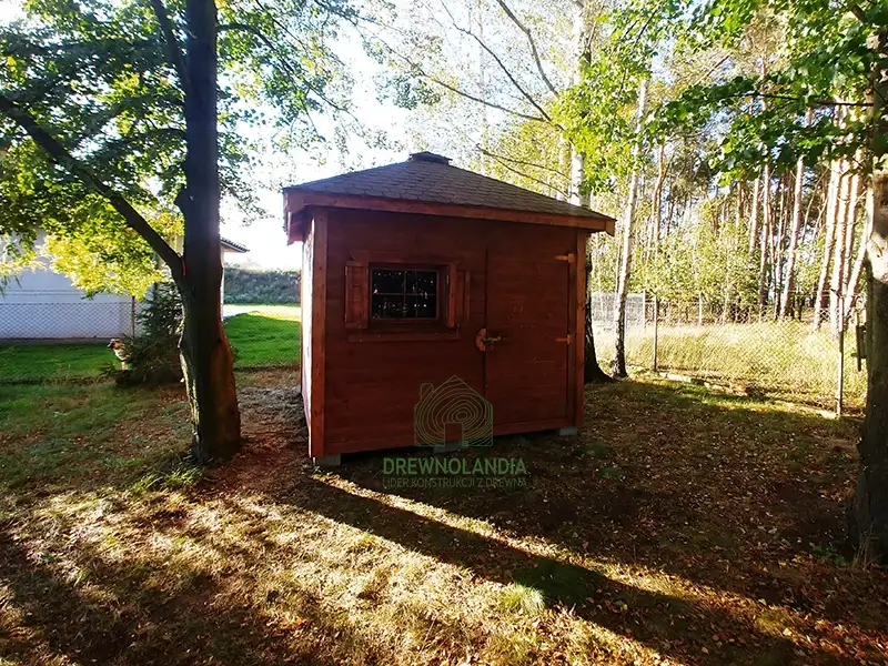 Domek gospodarczy z drewna Filip - 3x3m 