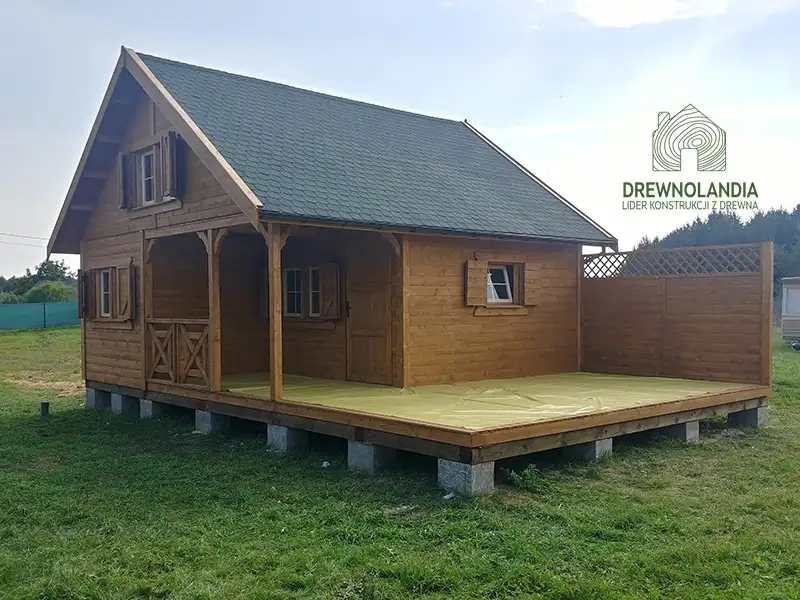 Domek z drewna szkieletowy kanadyjski