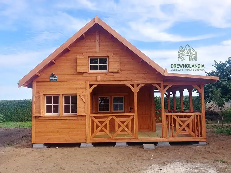 Domek Mieszko II 5m x 5m  + taras boczny 1,5x5m