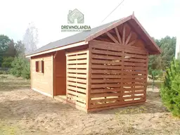 Kuba domek narzędziowy z drewutnią