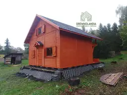 domek drewniany letniskowy Karol z tarasem