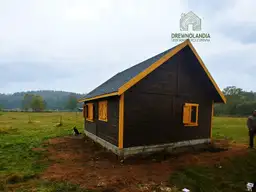 Mikołaj drewniany domek letniskowy na działkę