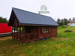 Bolesław domek drewniany z tarasem