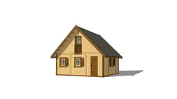 Domek na działkę z antresolą Wiktor