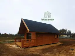 Adam IV letniskowy domek drewniany z tarasem