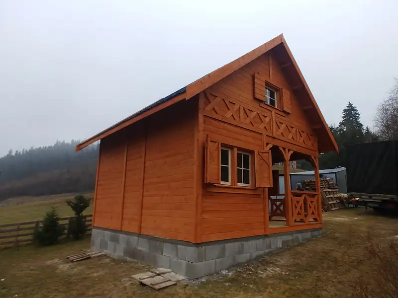 Domek drewniany Wiktor III - 5x6m 