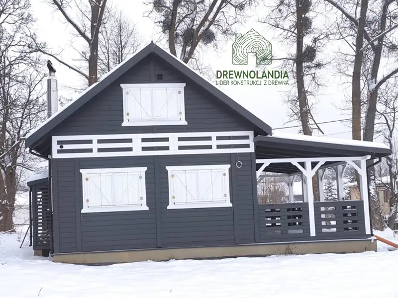 Domek Mieszko II 5m x 5m  + taras boczny 1,5x5m