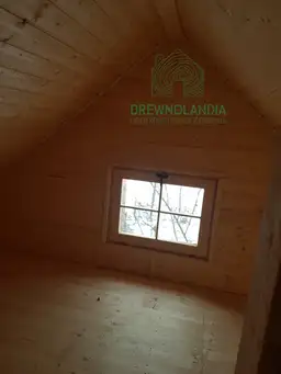 Domek letniskowy Maciek II z antresolą i wykończonym wnętrzem