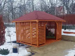 Zuzanna – drewniana altanka ogrodowa 3x3 – styl klasyczny