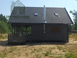 Elegancki drewniany domek CRP8 55 m² – idealny na działkę rekreacyjną lub całoroczny wypoczynek