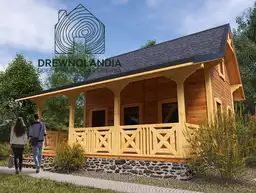 Gotowy domek letniskowy Albert – wykończony projekt przygotowany do użytkowania