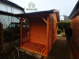 Drewniany domek narzędziowy Bonifacy, solidna konstrukcja od Drewnolandii