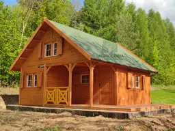 Domek letniskowy Wiktor IV, 35m2, model z drewna, od Drewnolandii