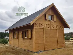 Drewnolandia domek letniskowy Janusz - całoroczny domek z drewna