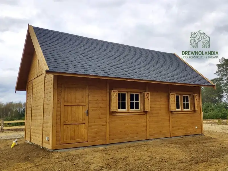 Domek letniskowy Janusz 35m² na działkę - gotowy domek z drewna
