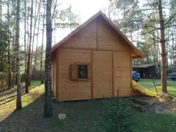 Drewnolandia - domek z tarasem Wiktor III, 30m²
