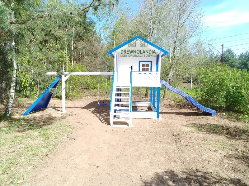 Domek ogrodowy Dla Dzieci Lolek - 2,8x2m z huśtawką 