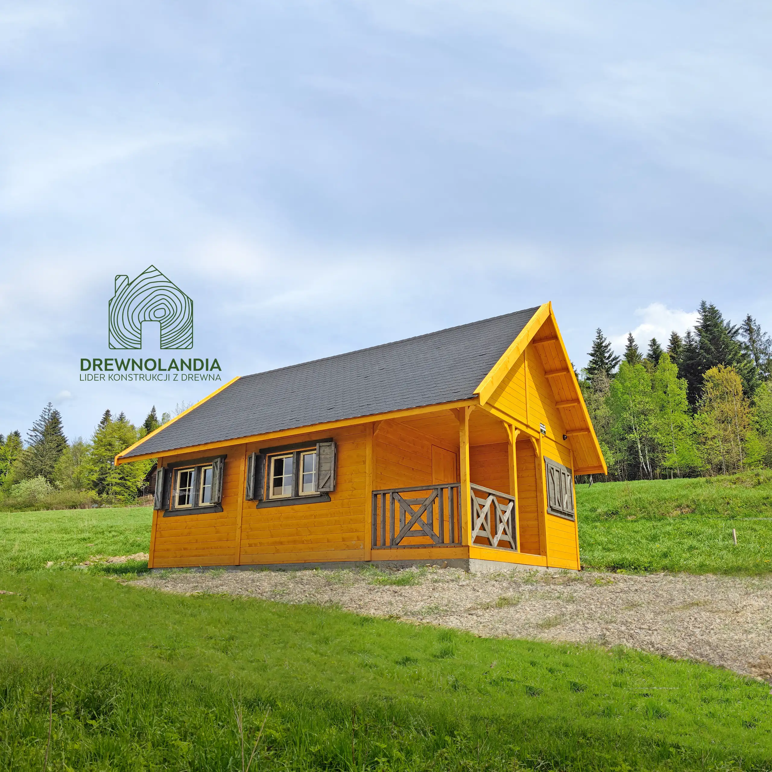 Domek drewniany Wiktor III - 5x6m 