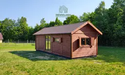 Nowoczesny domek Ariel z oknami PCV – idealny na działkę