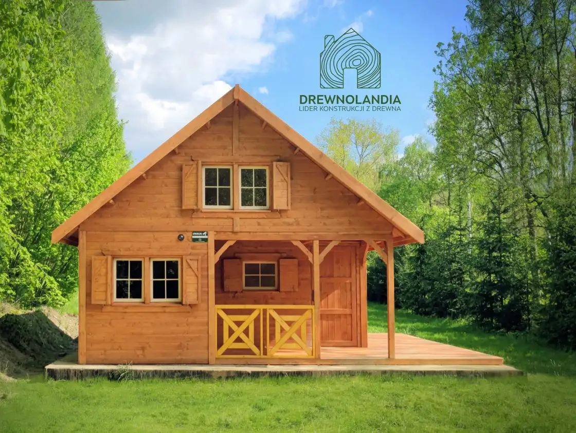 Drewniany domek CRA4 – elegancka przestrzeń na cały rok