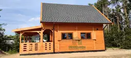 Domek CRP7 rekreacyjny całoroczny z drewna 33m² Drewnolandia