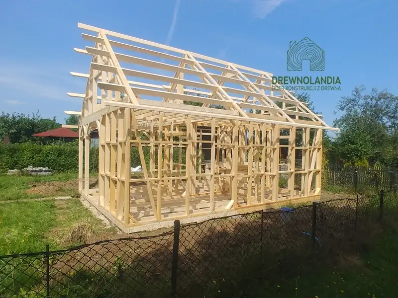 Wiktor II - domek szkieletowy Drewnolandia - domek drewniany rekreacyjny