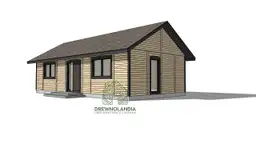 Drewniany domek CRK1 – przestronny projekt idealny na duże działki