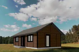 Drewniany domek Antoni – kompaktowy, parterowy projekt na 70 m²