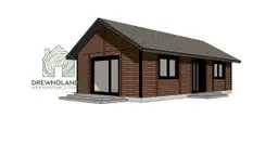 Domek letniskowy Antoni, rzut wnętrza o powierzchni 70 m²