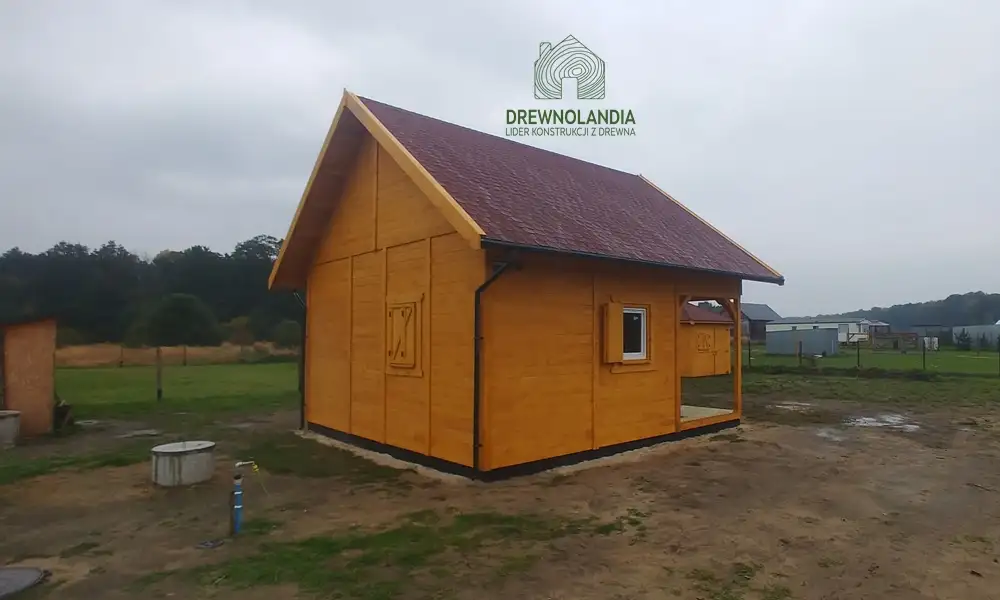 Rekreacyjny domek całoroczny CRA4 o powierzchni 35m² – komfort przez cały rok