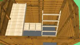 Detal elewacji drewnianego kurnika Damian, wytrzymała i estetyczna konstrukcja