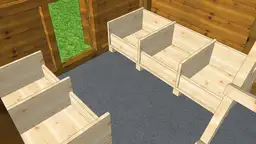 Przestronny kurnik Damian o wymiarach 1,5m x 4m – idealny dla mniejszych hodowli