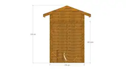 Drewniany kurnik Damian z praktycznym dostępem do wnętrza