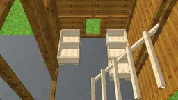 Widok boczny kurnika Damian – funkcjonalne i trwałe rozwiązanie dla Twojej hodowli